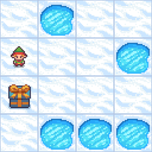 HyGAE FrozenLake observation at turn 1.
